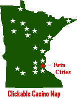 Minnesota Casino Map